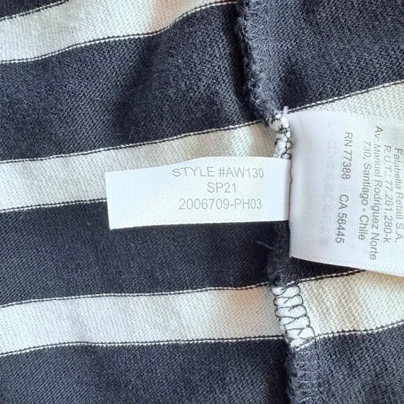 J.Crew Women's Mariner Cloth Bow Back Striped Long Sleeve Top in Navy & White S - Picture 9 of 12